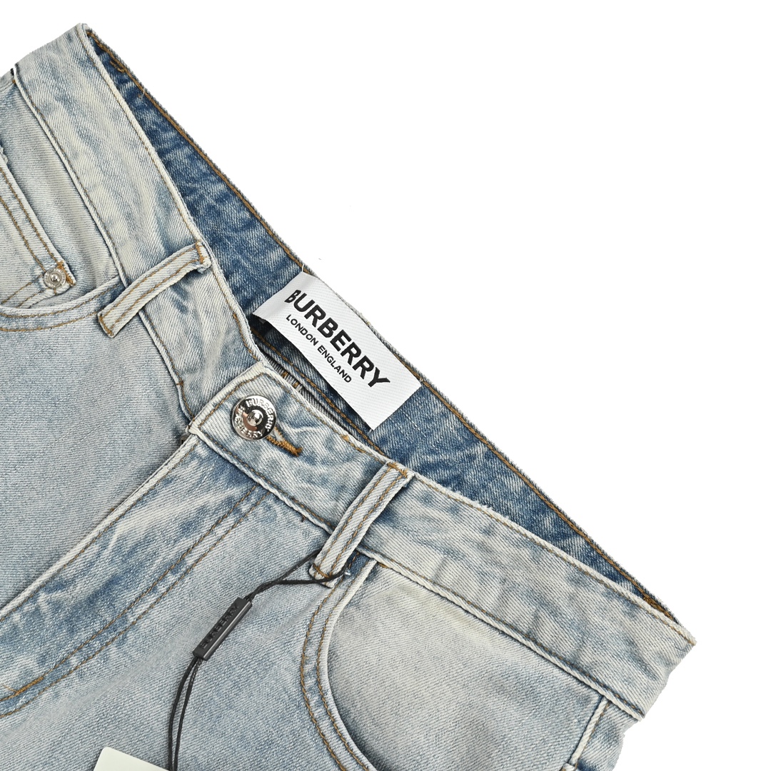 Burberry 24ss label pocket patch jeans