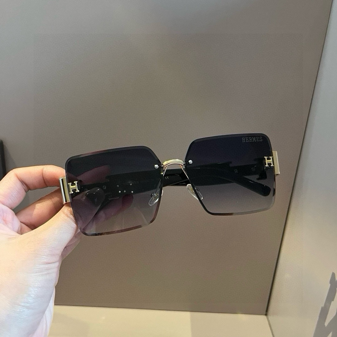 Hermes rimless sunglasses
