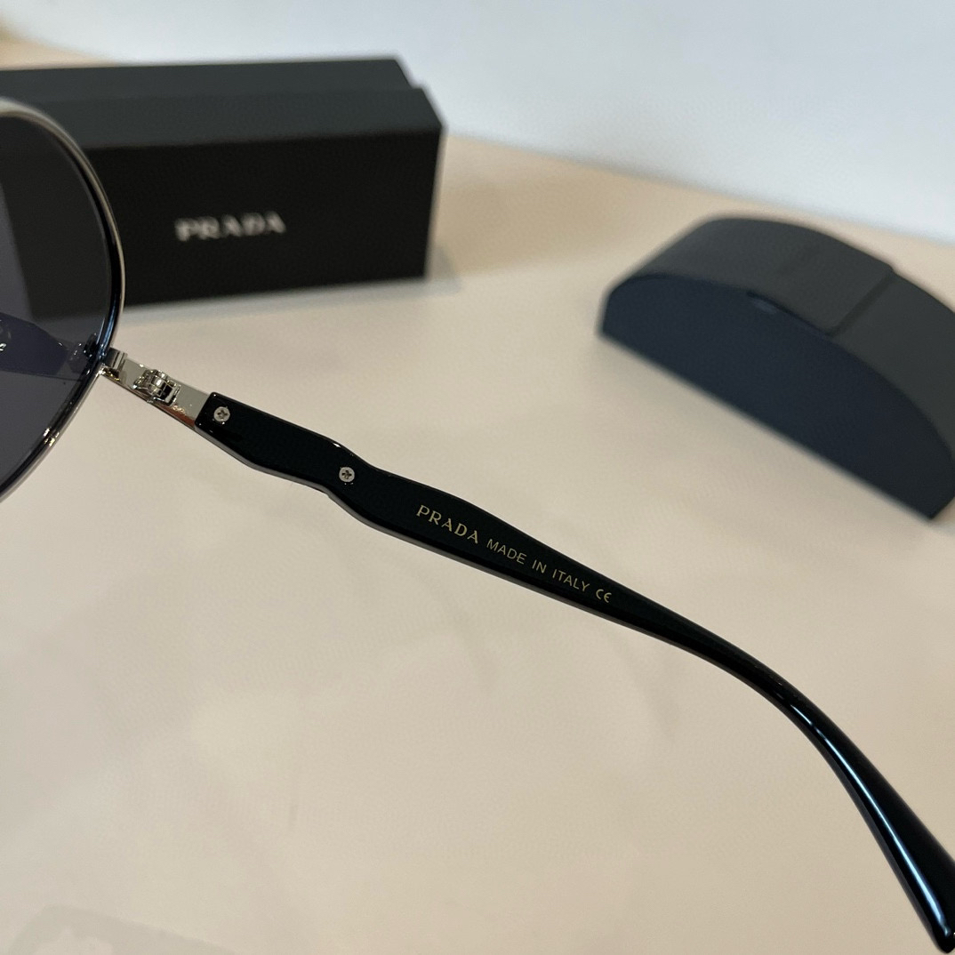 Prada round frame sunglasses