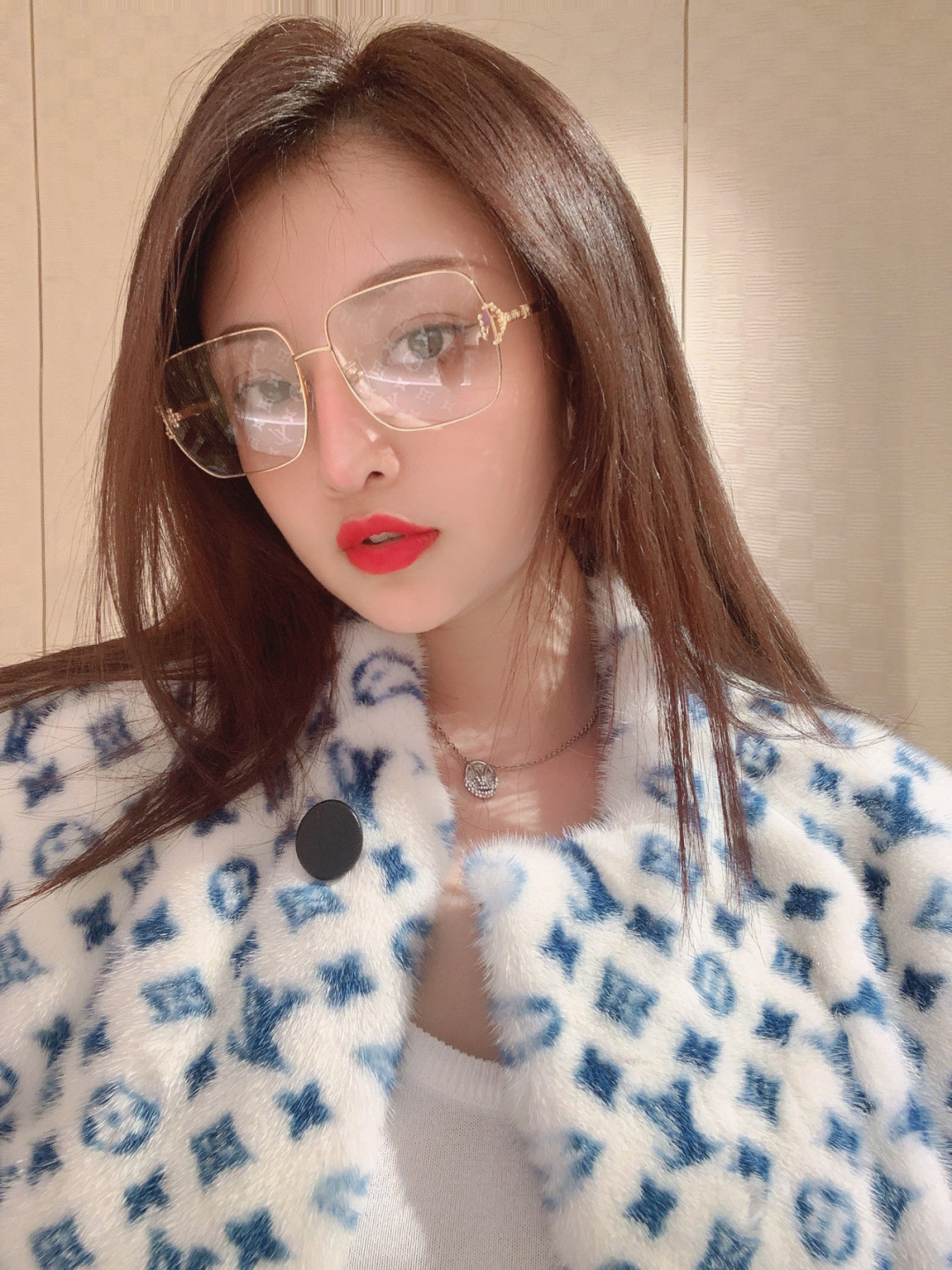Louis Vuitton diamond necklace