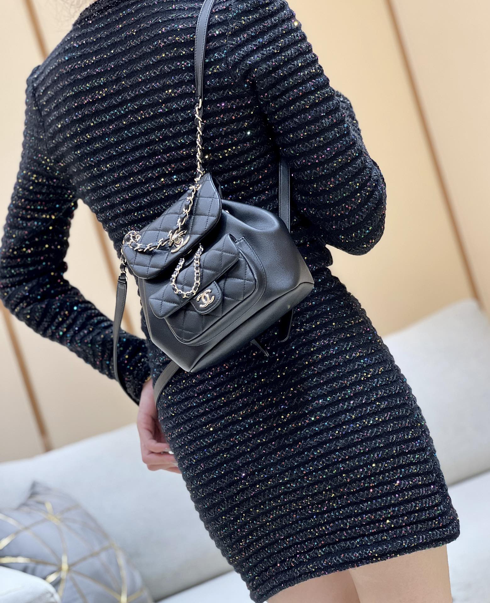 Chanel 24S duma small backpack AS2908