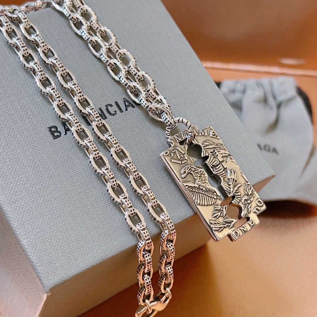 Balenciaga Blade Chain Necklace