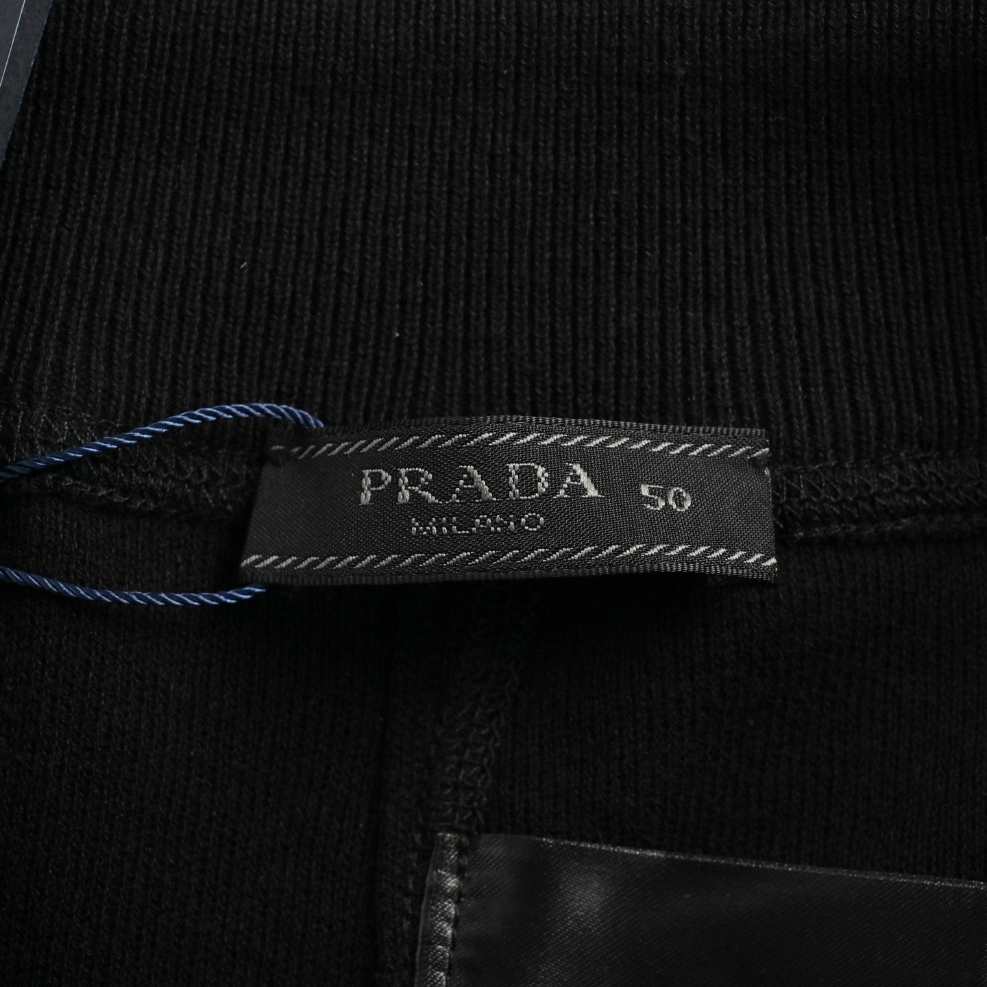 Prada 25ss drawstring shorts with small logo embroidery on back pockets