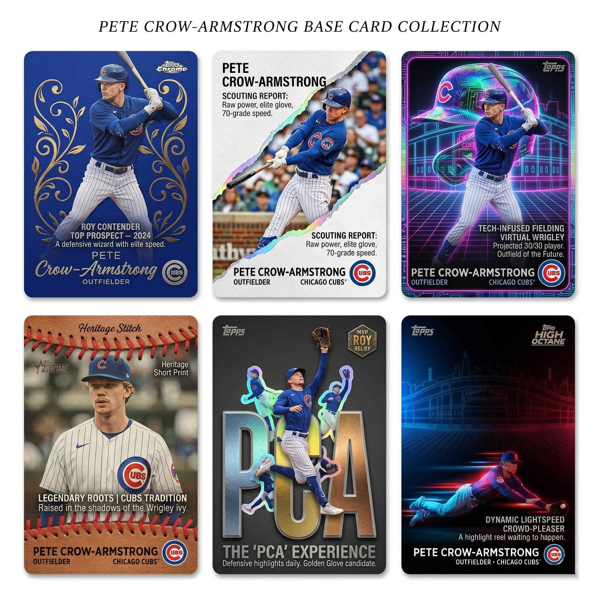 Pete Crow‑Armstrong Chicago Cubs Autograph Baseball Card Hobby Box