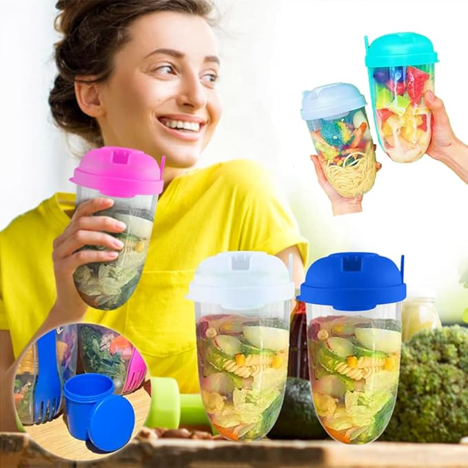 🍴Keep Fit Salad Meal Shaker Cup