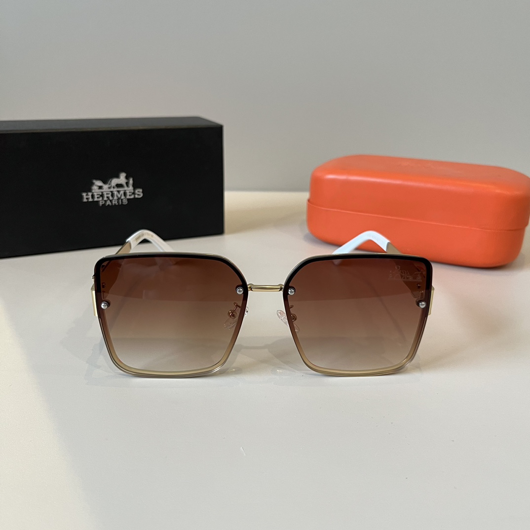 Hermes Square Frame Sunglasses