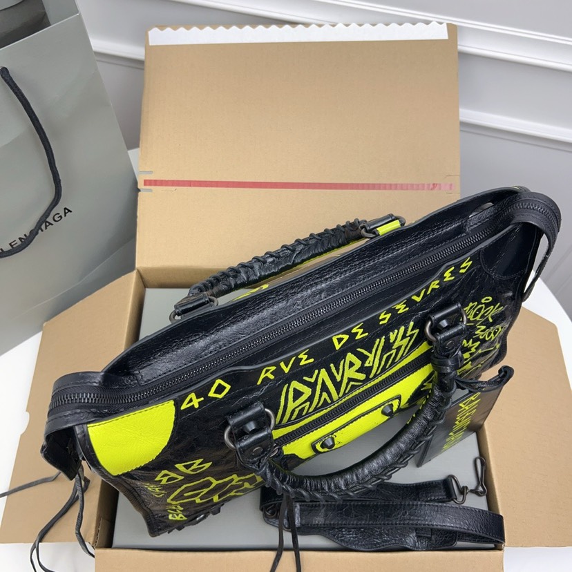 Balenciaga Mini City Graffiti Tote