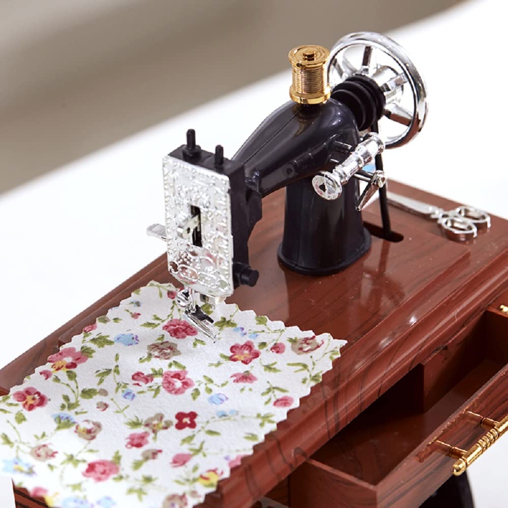 🔥Mother's Day Early Sale-[SAVE 50% OFF]--Wood Sewing Machine Music Box-BUY 2 GET 10% OFF & FREE SHIPPING NOW