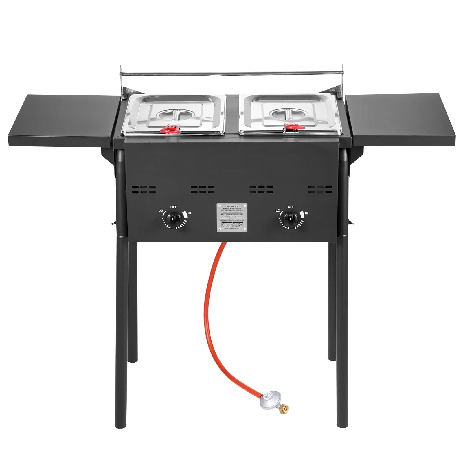 ⚡️Factory wholesale promotion 80% OFF⚡️ Outdoor Propane Deep Fryer, Dual-Tank 8QTx2 Commercial Fryer