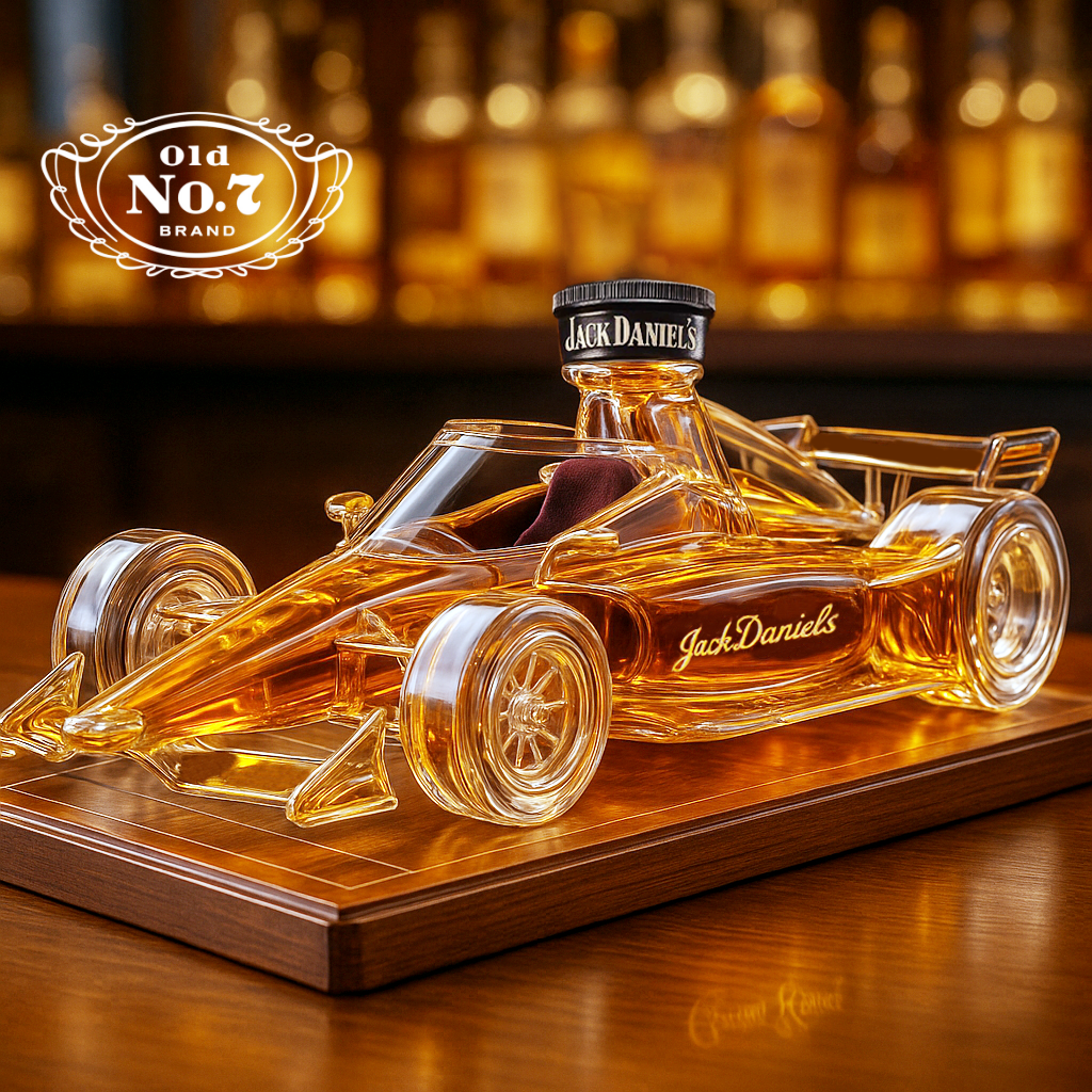 IndyCar Whiskey Bottle