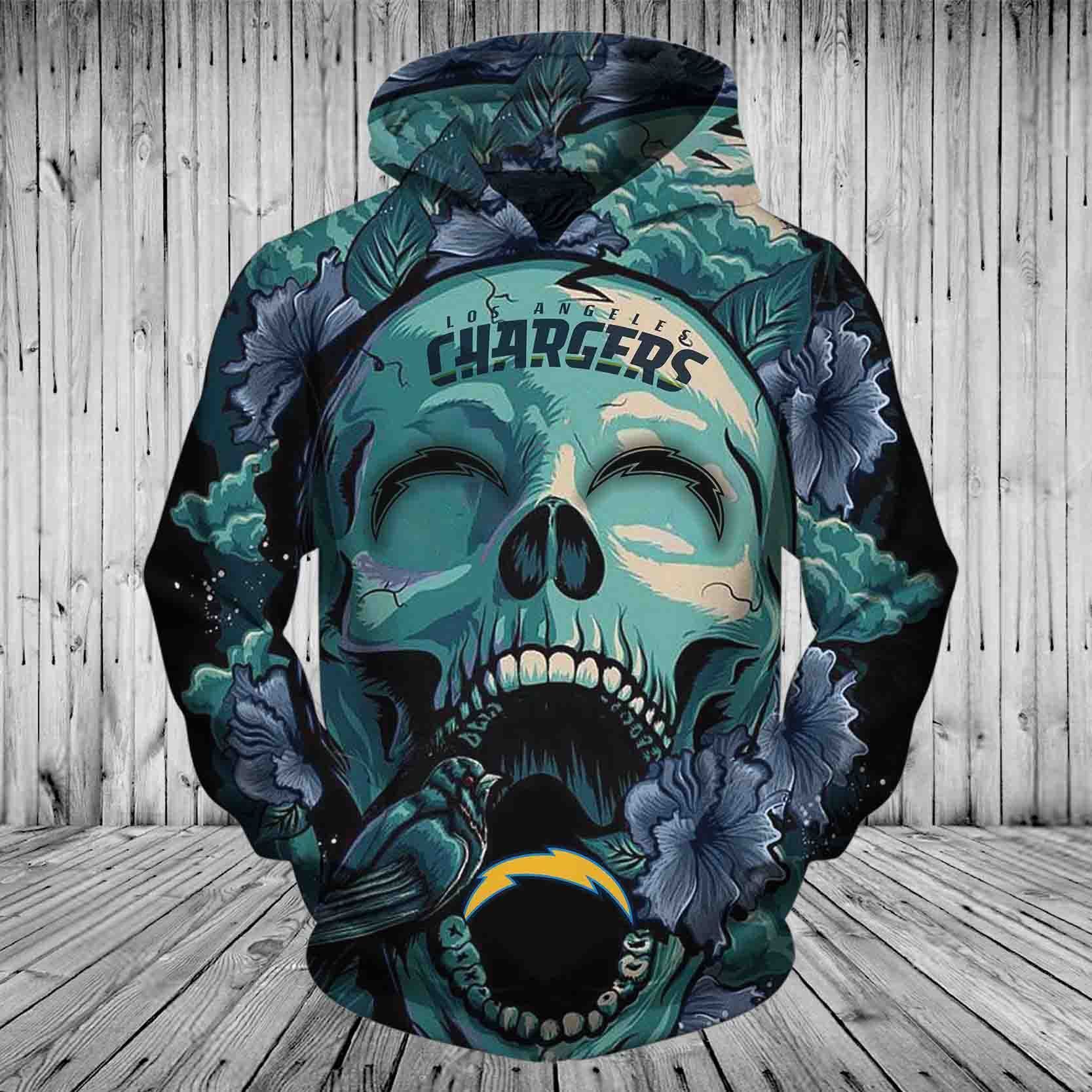 CHARGERS HOODIE 3D FLOWER1