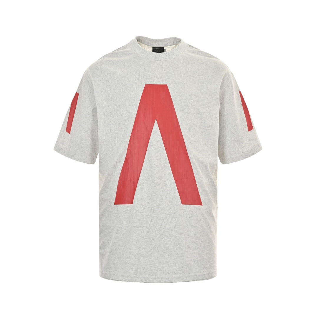 Balenciaga Music capsule collection cracked arrow print short sleeves