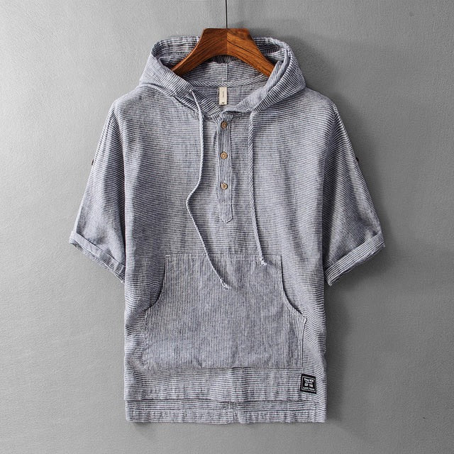 Harding Hooded Linen Shirt