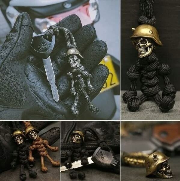 🔥Last Day Promotion-50% OFF🔥Skeleton Soldier Paracord Keychain
