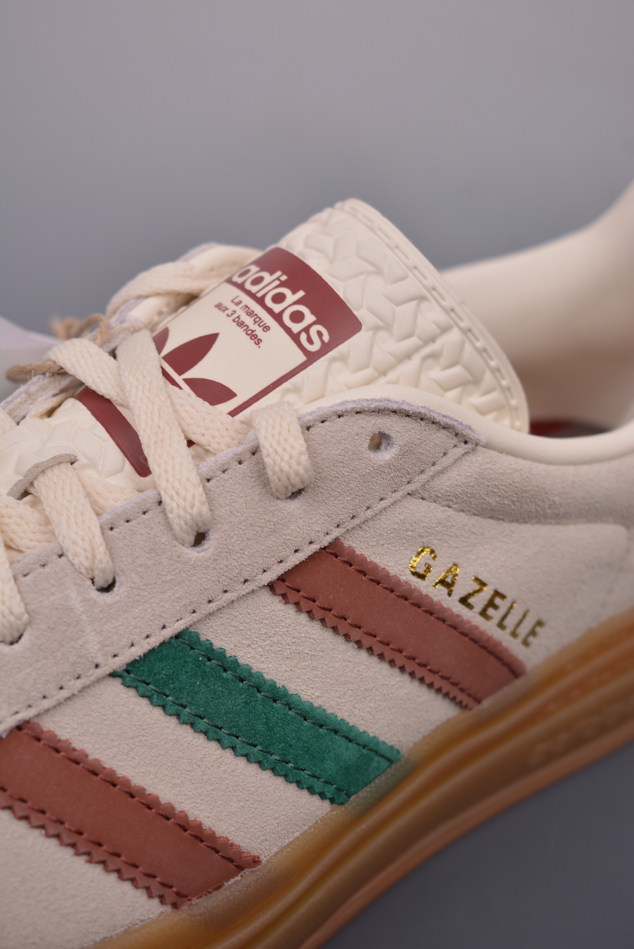 Adidas Originals Gazelle Bold Khaki Dark Brown  IG3685