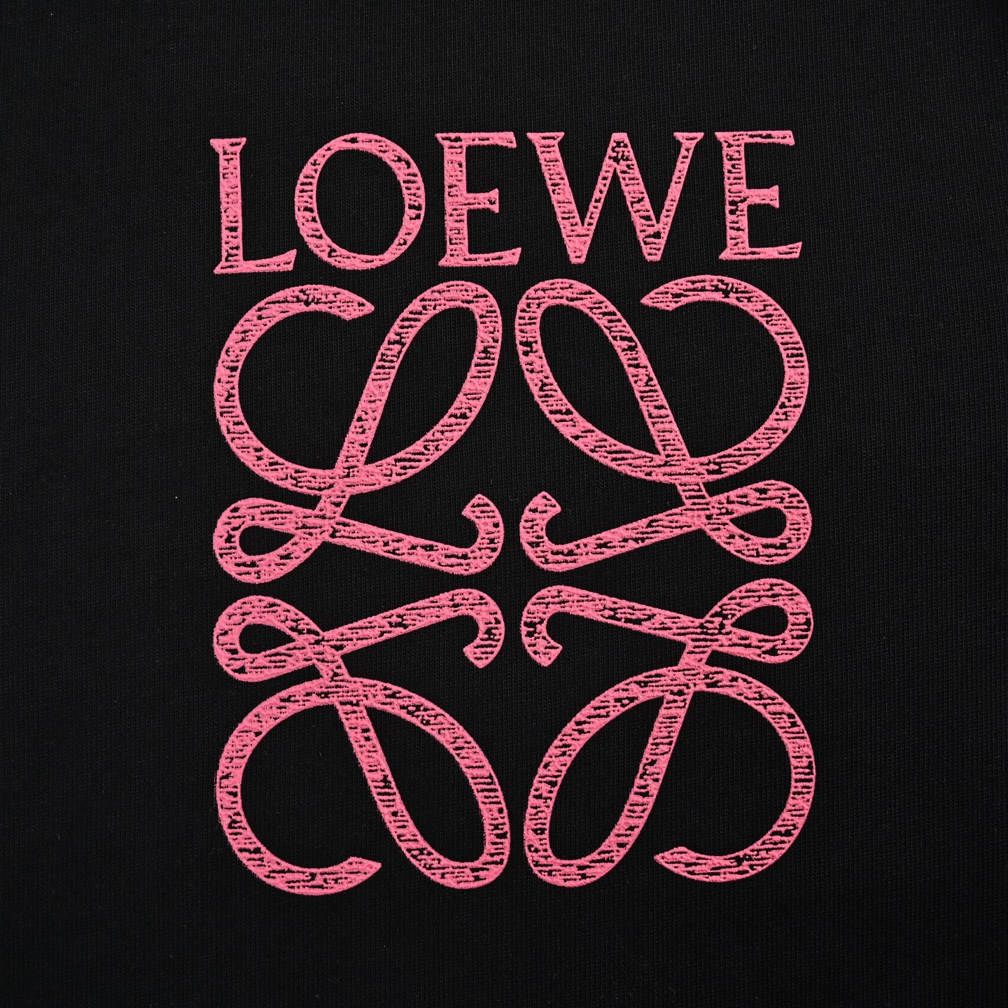 Loewe 25ss front and back logo print short sleeves