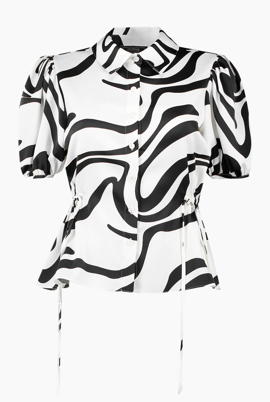 Blusa estampada camisera