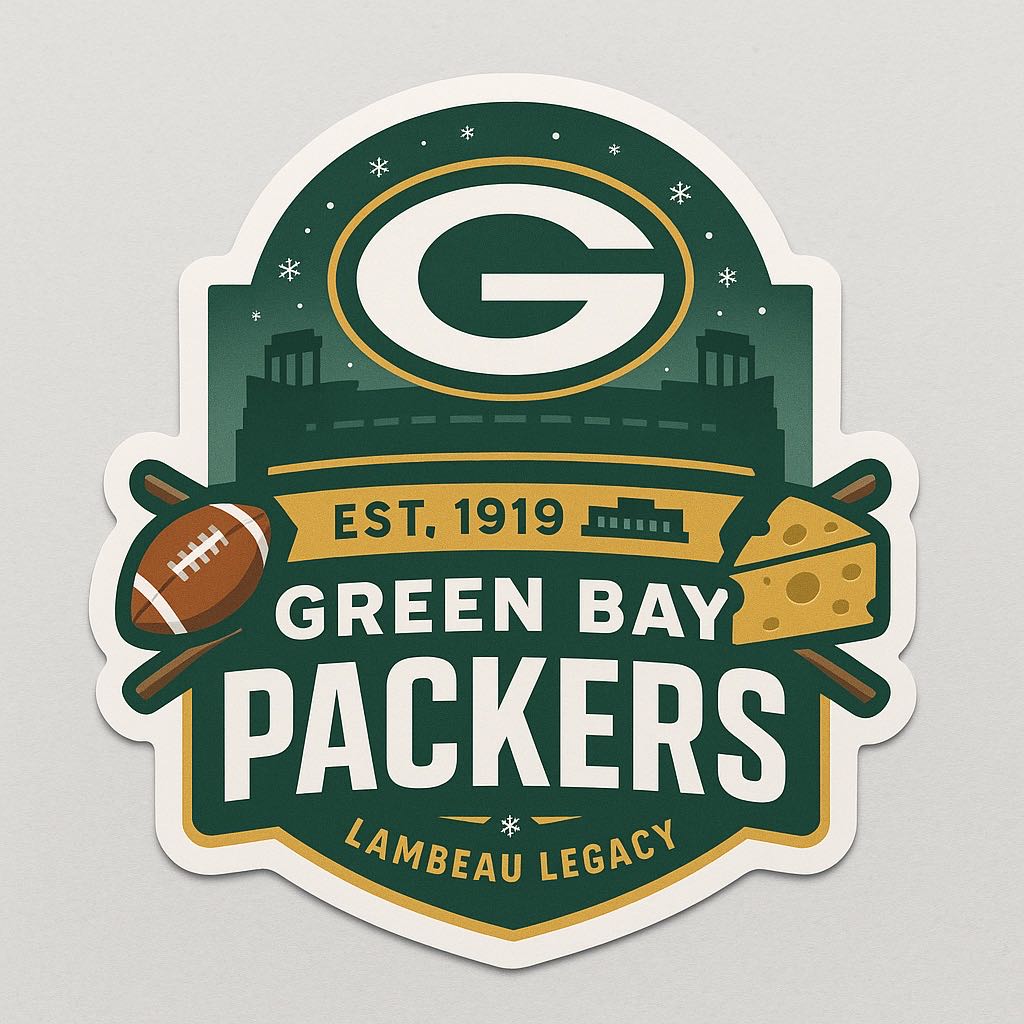 GO PACK GO! Green Bay Packers Personalized Whiskey Glass