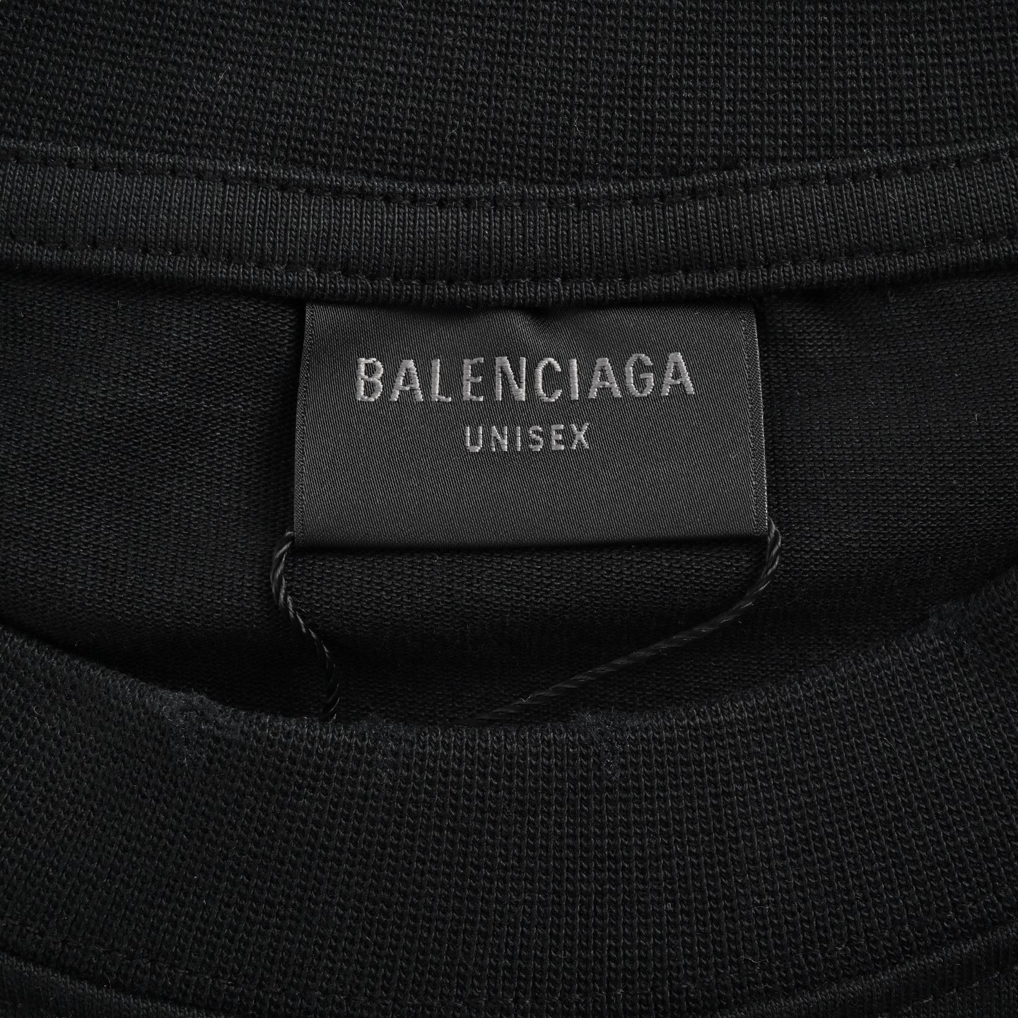 Balenciaga 25ss logo dissolved distressed short sleeves