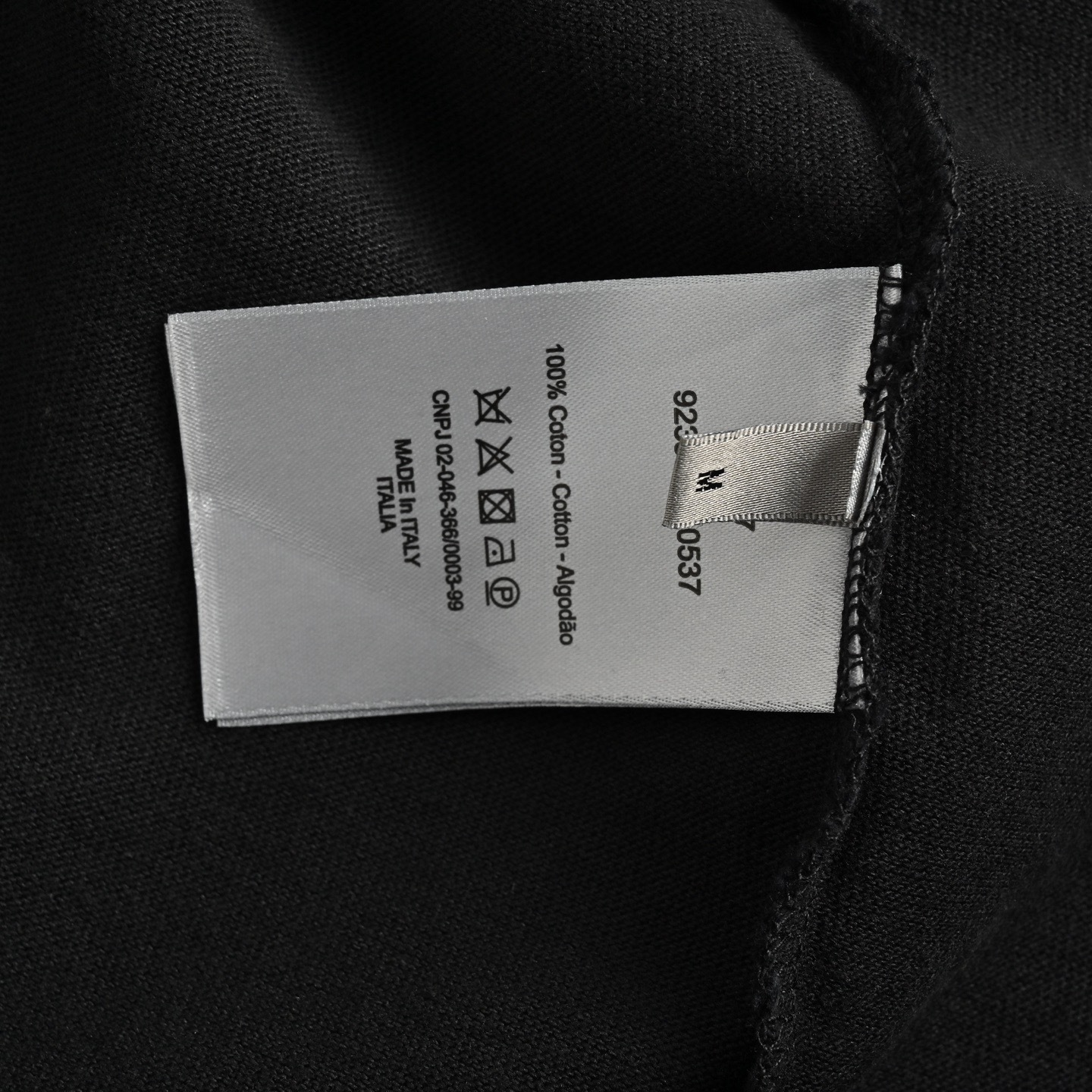 Dior 25ss embroidered lettering short sleeves