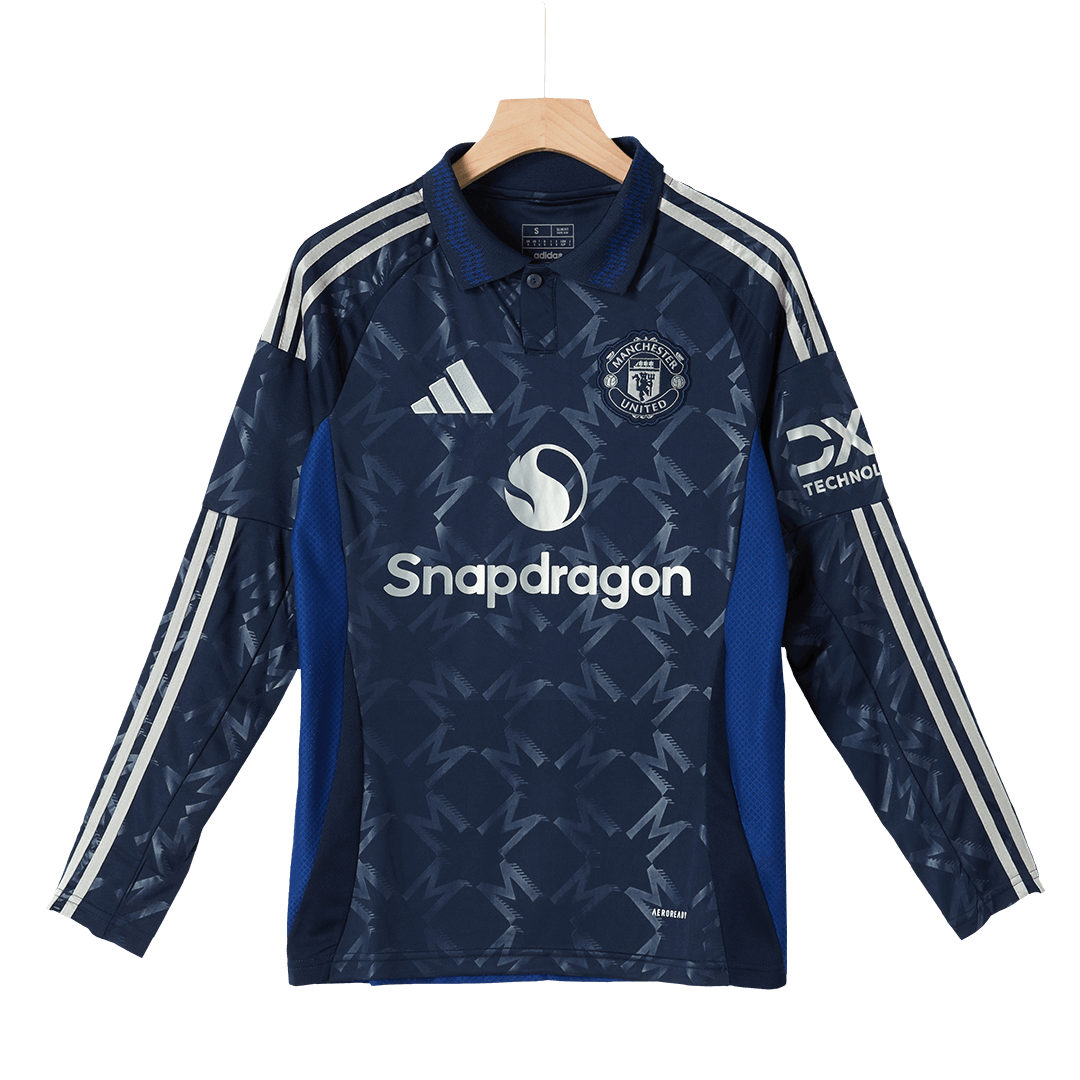 Manchester United long-sleeved away football shirt 2024/25