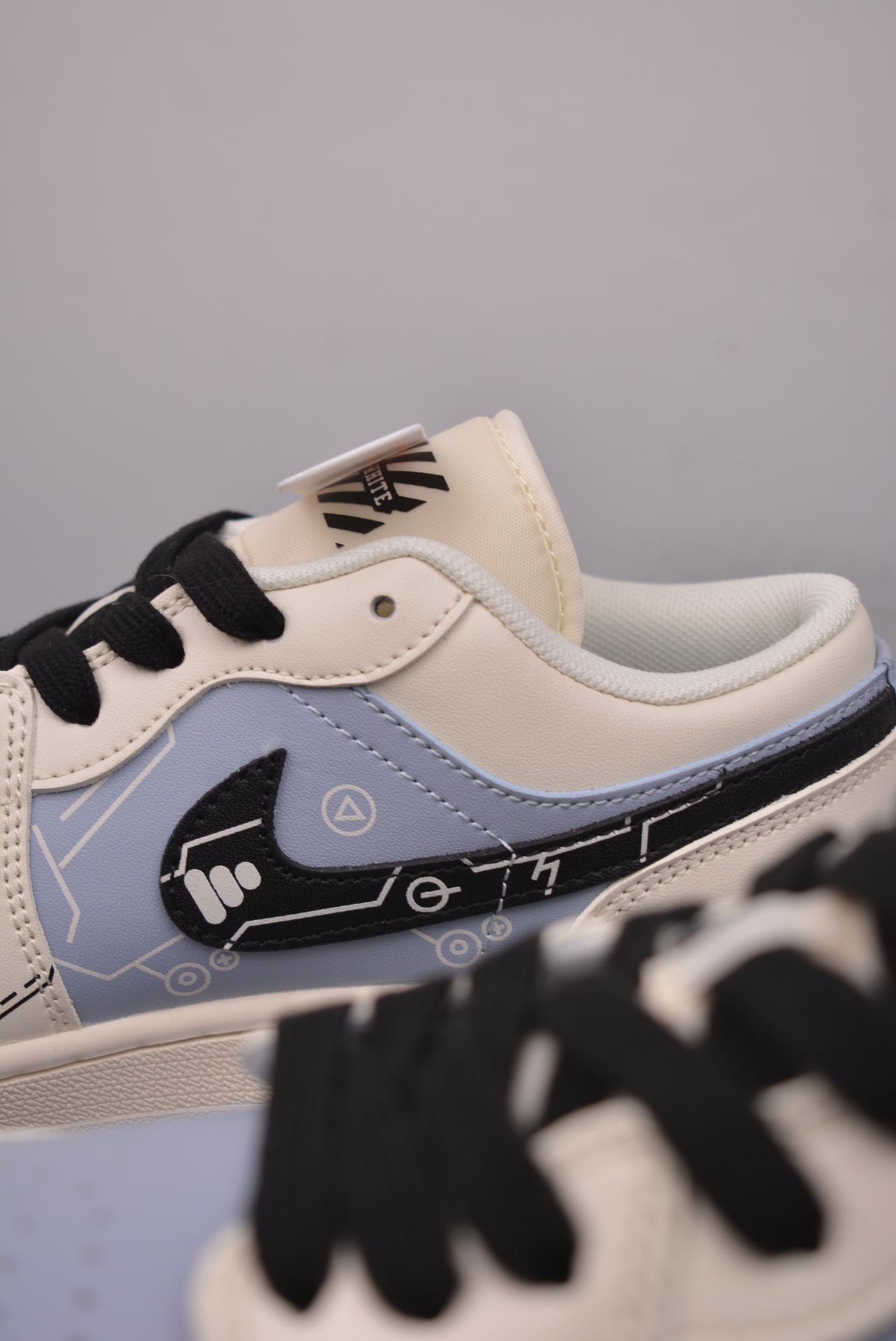 Off-White x Nike Air Jordan 1 Low OG SP Electronic Sports Off-White Blue DM9188-001