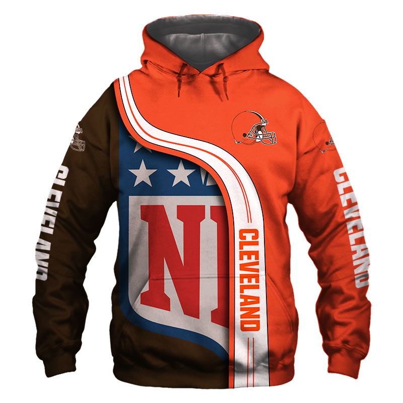 CLEVELAND BROWNS 3D HOODIE CCBB002
