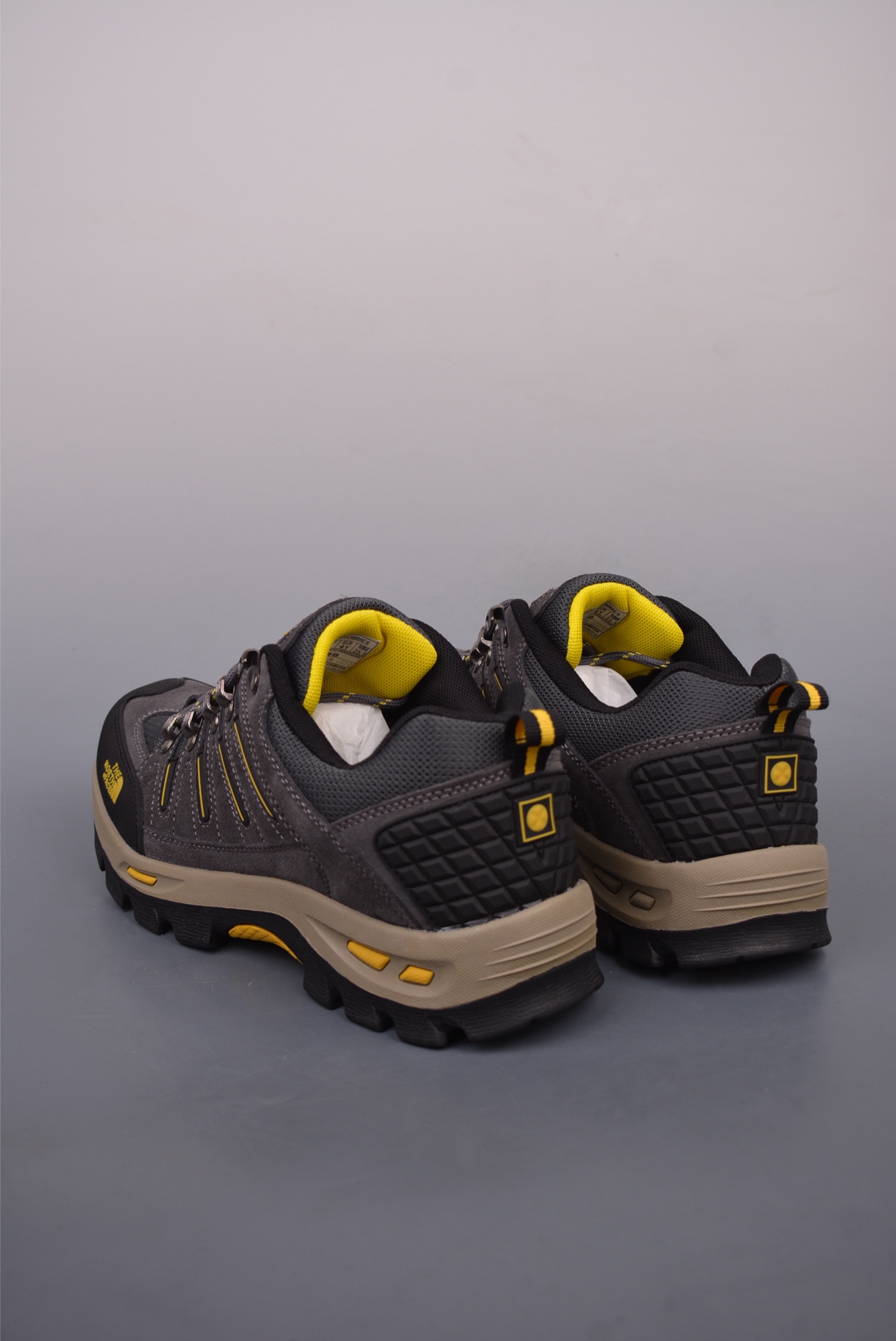 The North Face hiking shoes gray and yellow NF0A8ADU-838B
