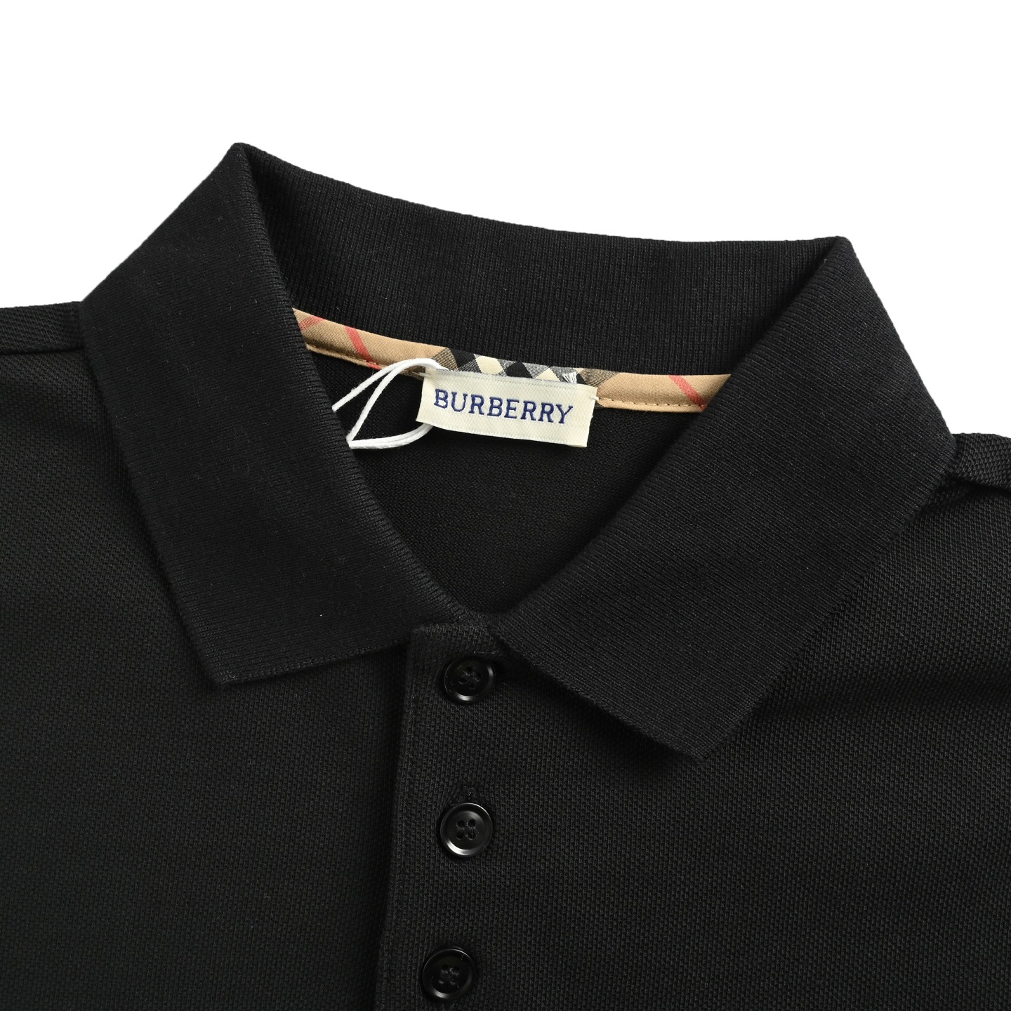 Burberry 25ss heart-shaped letter embroidered Polo short sleeve