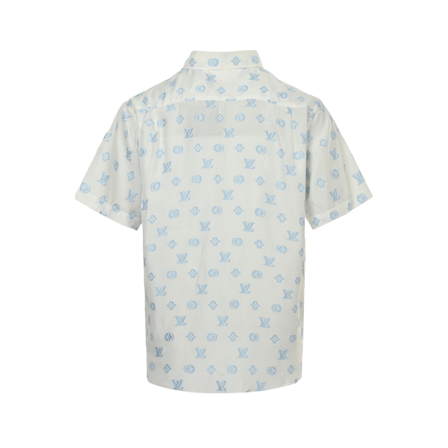 Louis Vuitton 25ss jacquard printed monogram short-sleeved shirt