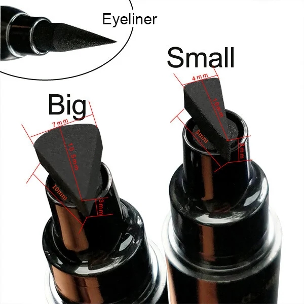 HOT SALE🔥2-In-1 Waterproof Alluring Cat Eye Stamp Eyeliner