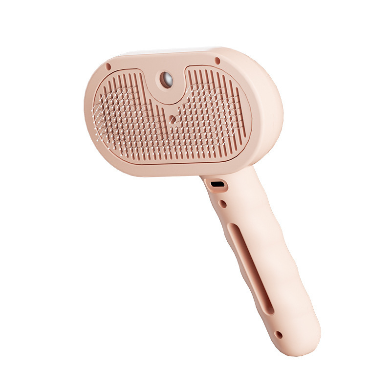 Self-Cleaning Spray Cat Brush for Shedding