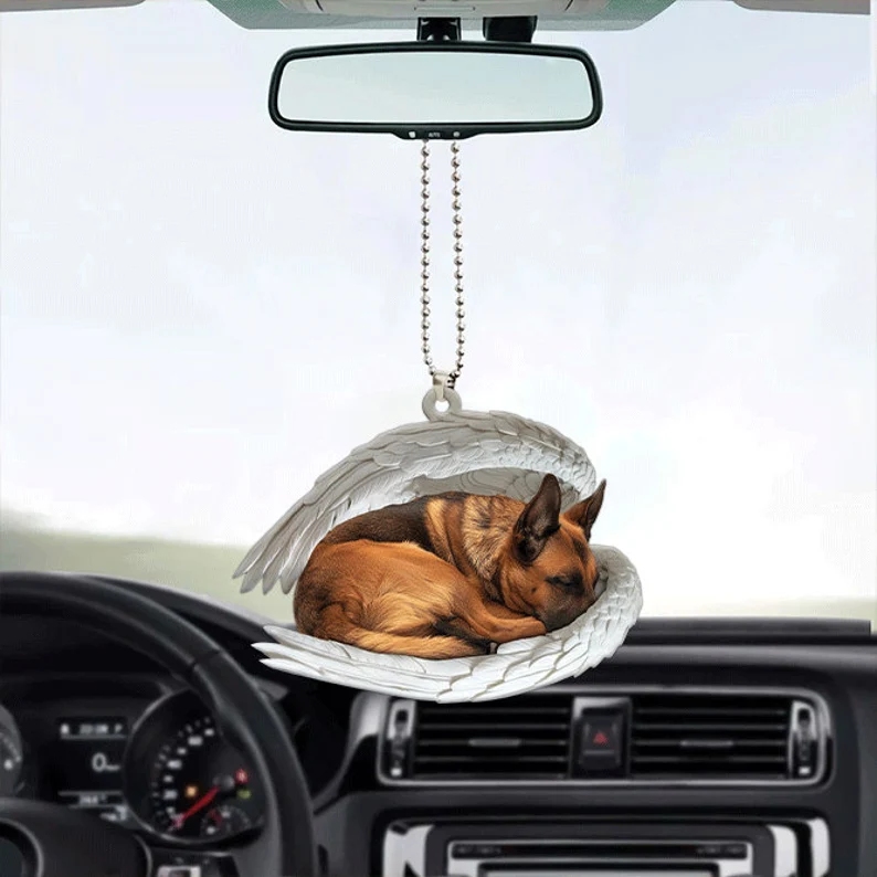 Dog Sleeping Angel Ornament | Dog Lovers Gift