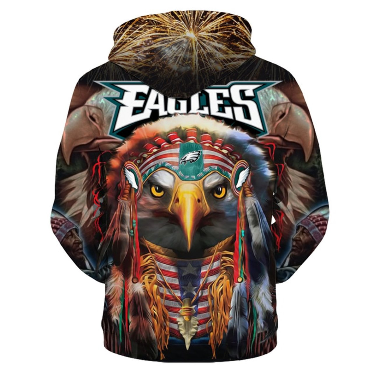 PHILADELPHIA EAGLES 3D HOODIE PPEE025
