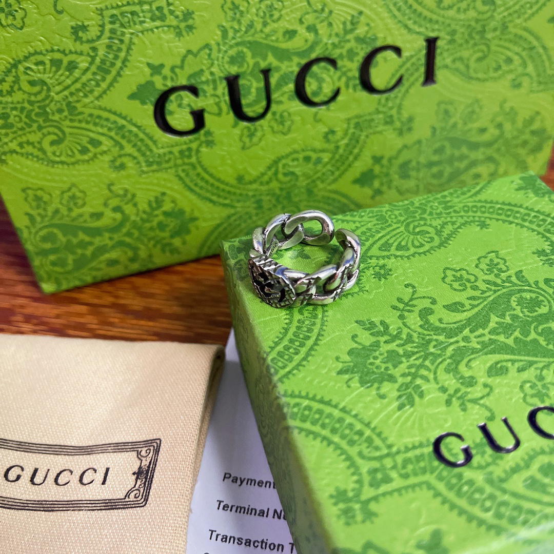 GUCCI GG chain ring