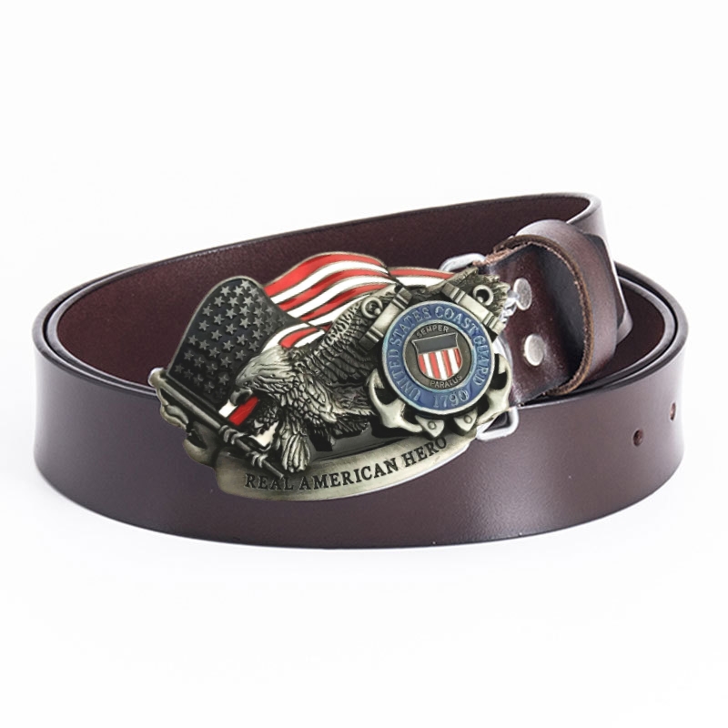 Handmade American Hero Cowhide Leather Belt