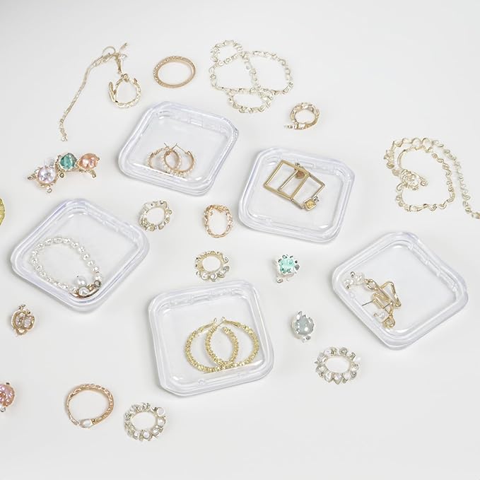 💍📿Acrylic Jewelry Storage Box📦📦（One storage box + 14 small jewelry boxes）