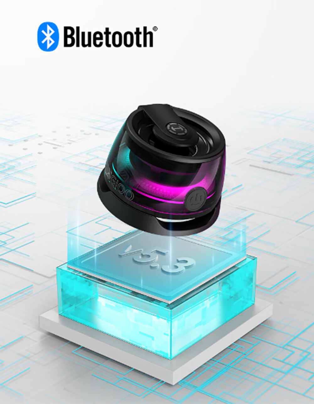 Magnetic Portable Bluetooth Speaker