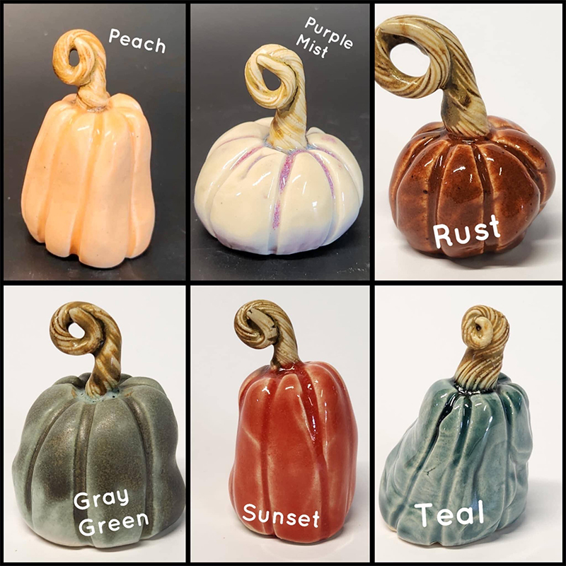Handmade Mini Ceramic Pumpkins