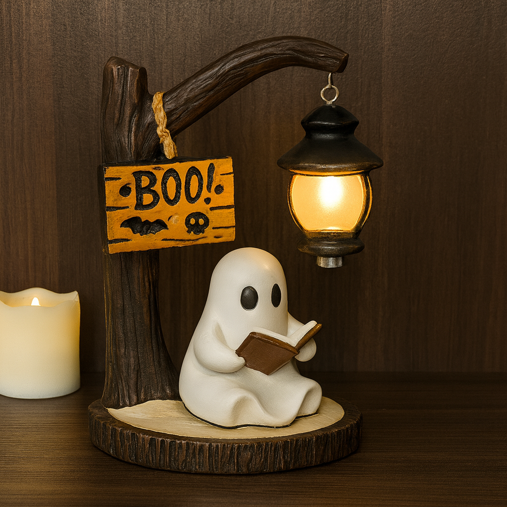 Cute Ghost Reading Lantern
