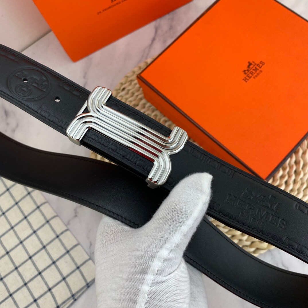 Hermès Special Leather Belt Series Width 3.8CM