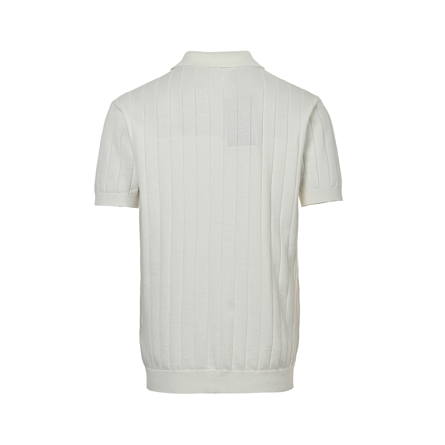 Gucci 25ss Double G jacquard cable knit Polo short sleeve