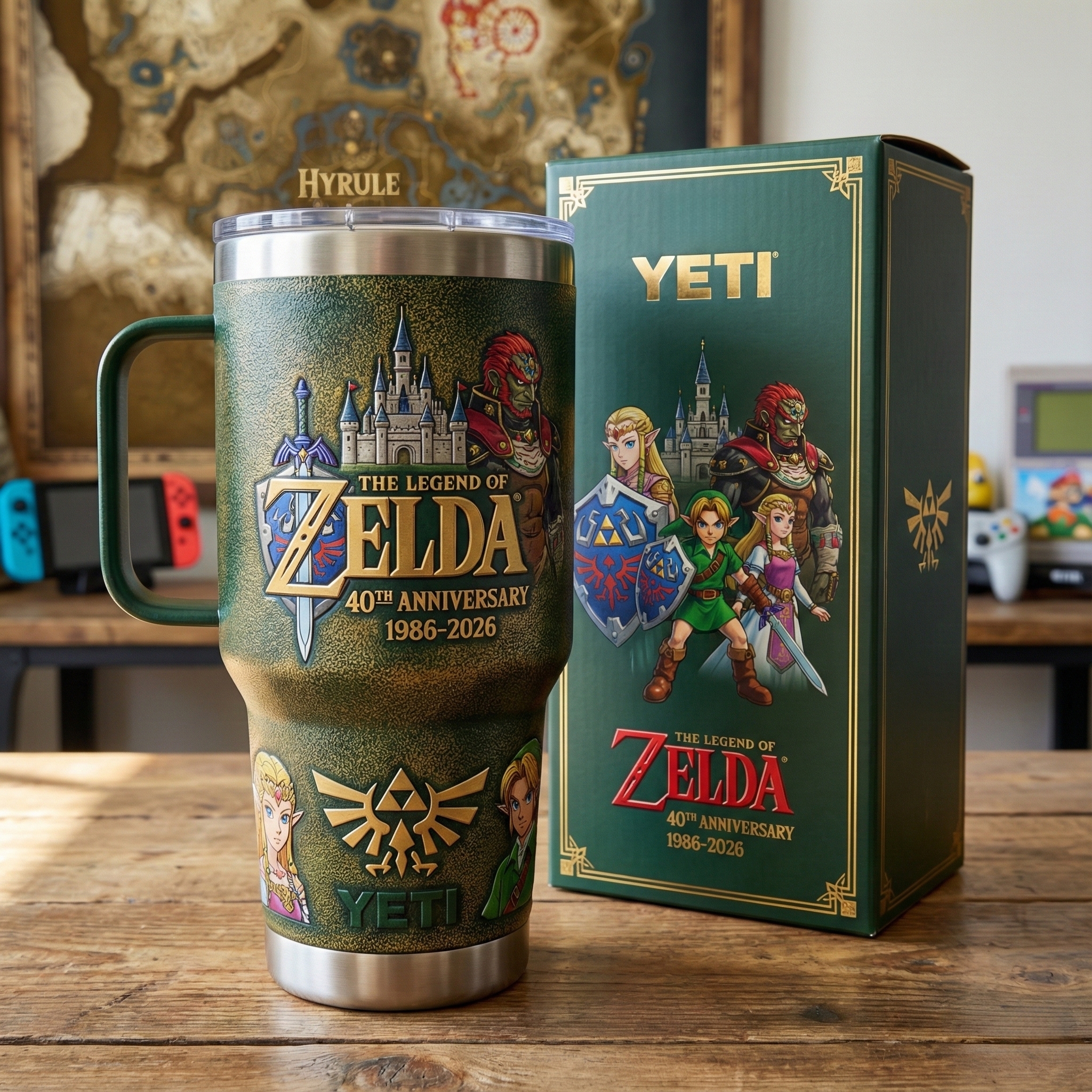 The Legend of Zelda 40th Anniversary Limited Edition Tumbler