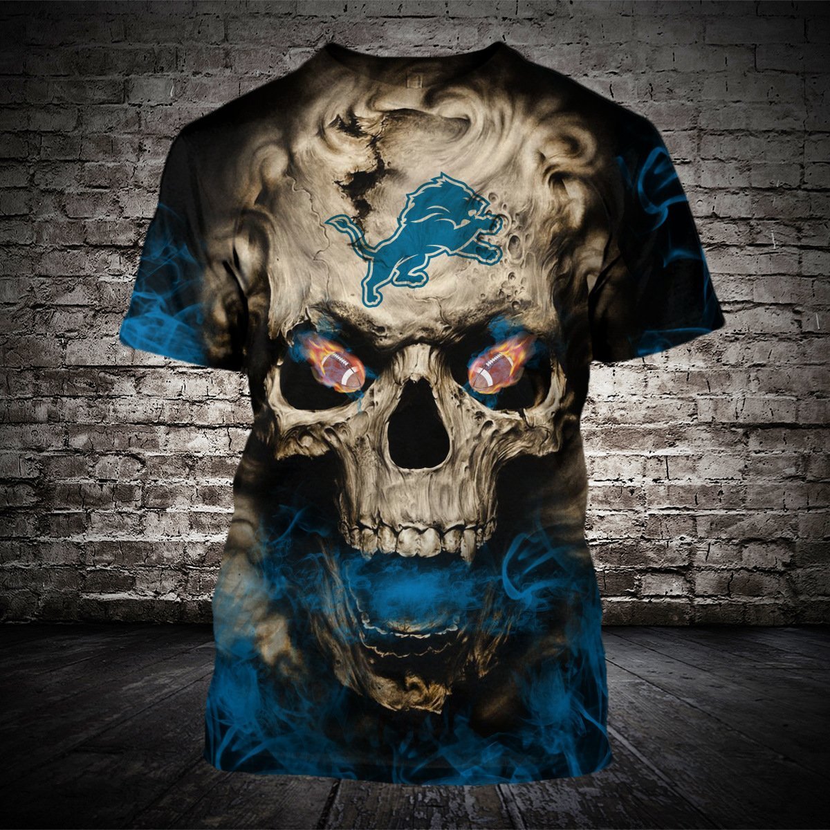 LIONS 3D HOODIE SKULL22