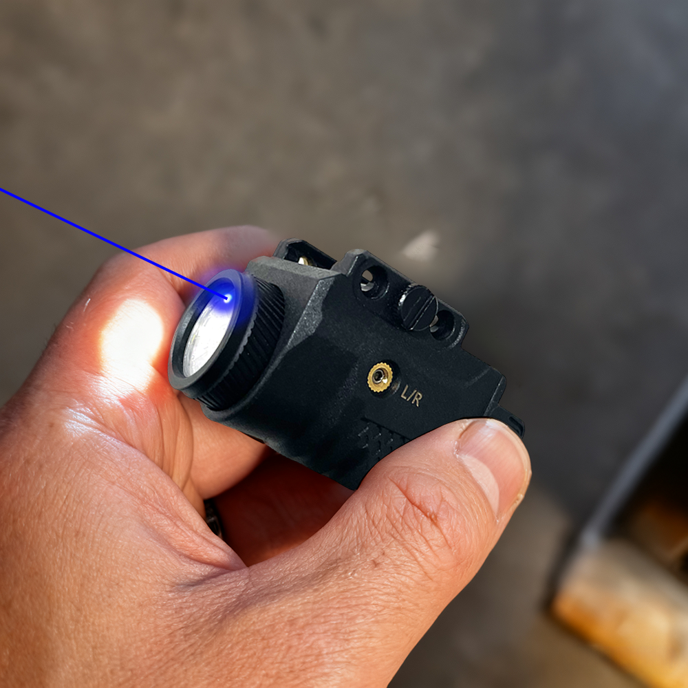 GAZESHOT 800lm outdoor Light with Laser for Picatinny Rail Mounting Ideal for Outdoor Scenarios