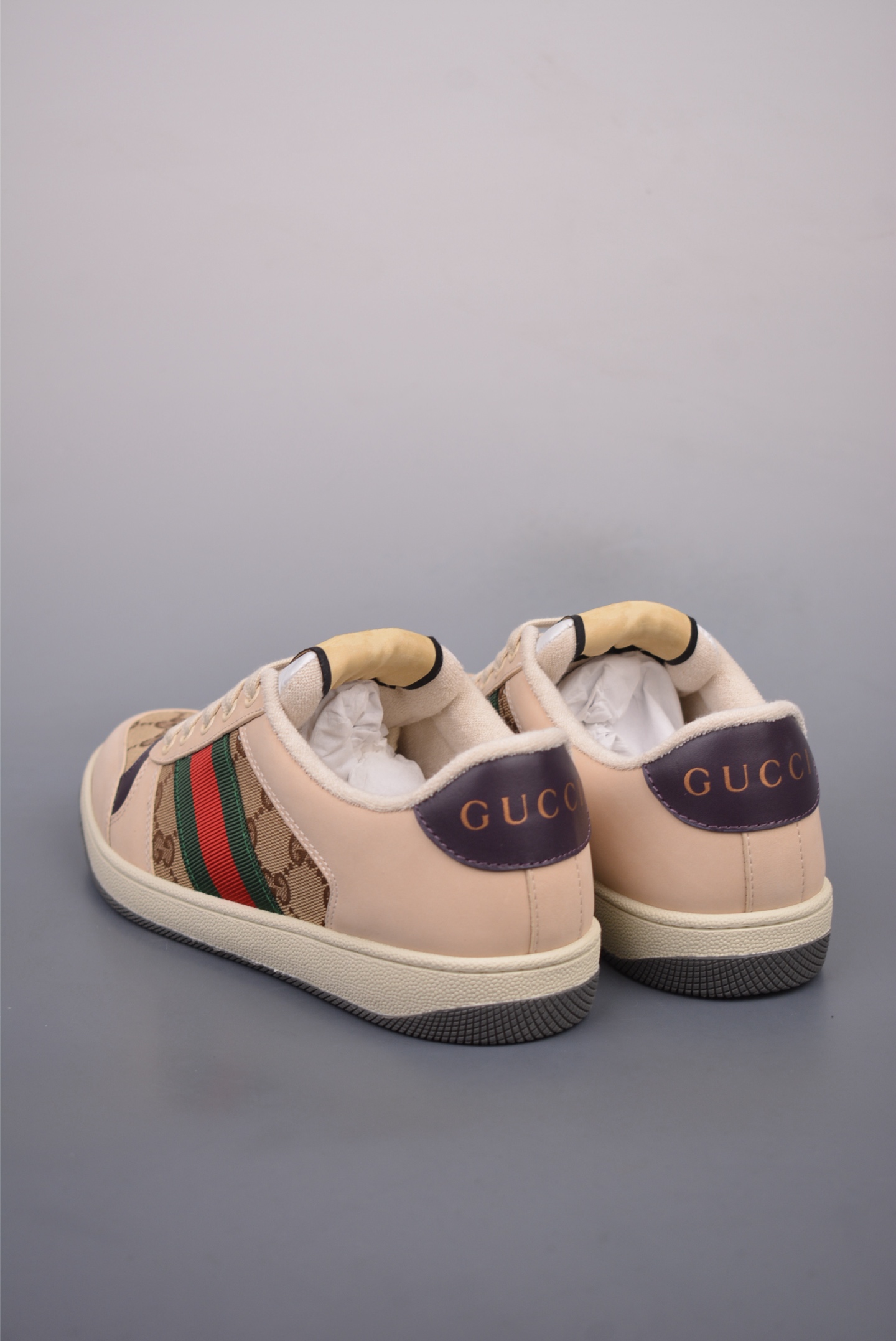 Gucci Screener GG Sneaker Low Beige Dark Purple