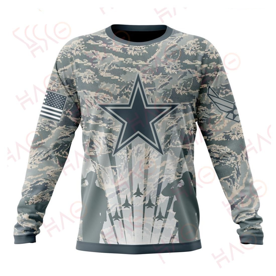 DALLAS COWBOYS 3D HOODIE US AIR FORCE