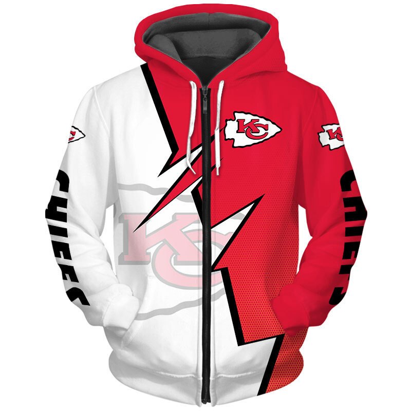 KANSAS CITY CHIEFS 3D HOODIE KKCC009