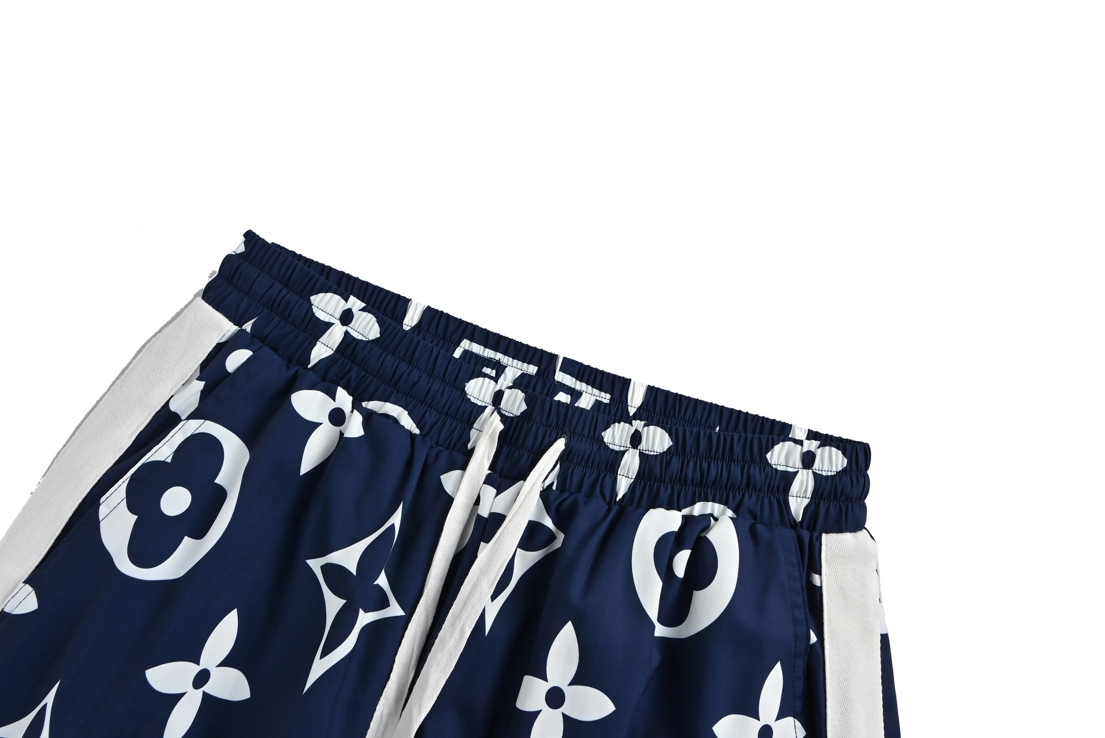 Louis Vuitton Monogram Full Print Side Ribbon Shorts