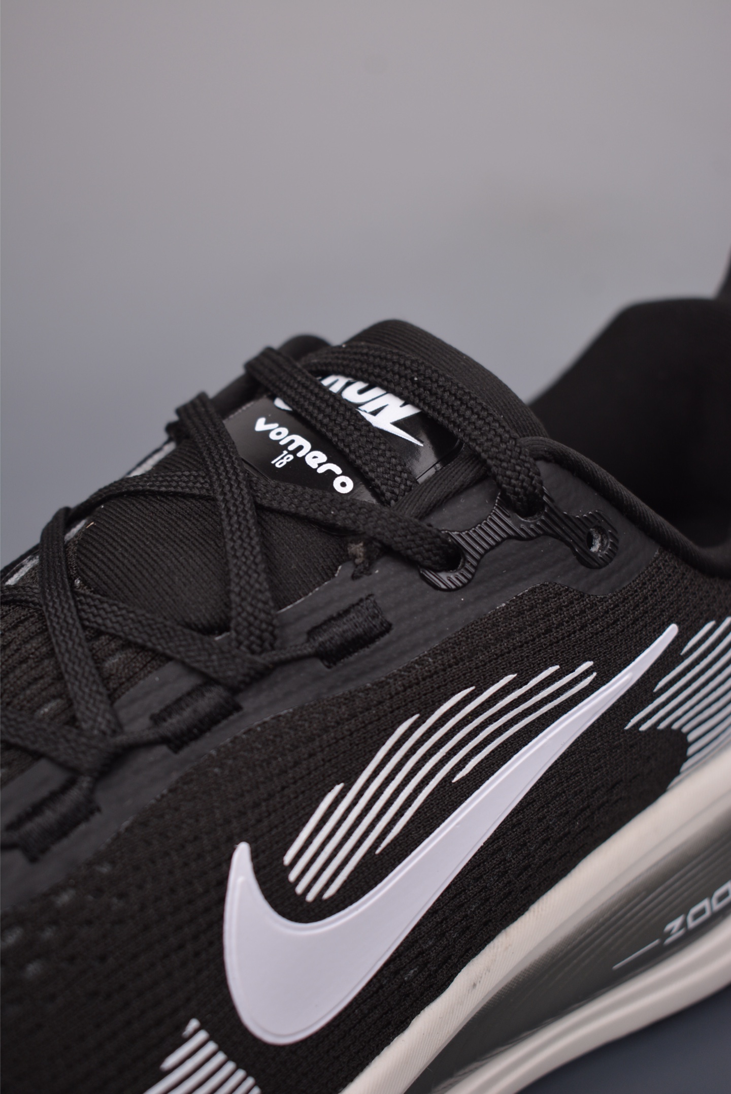 2025 Nike Air Zoom Vomero 18 Black, White and Grey HM6804-007